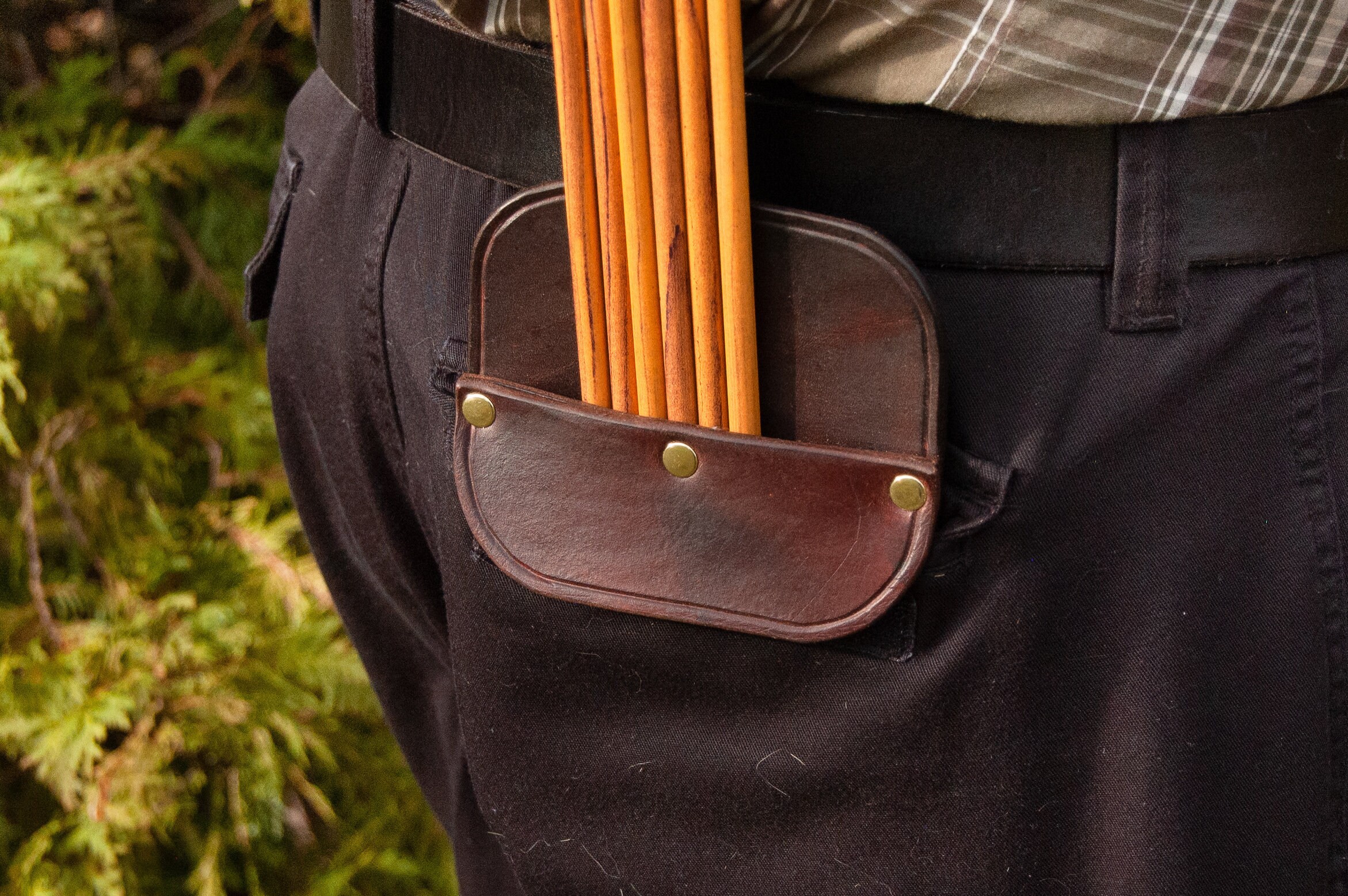 Leather POCKET Quiver Archery Quiver Arrow Quiver is quick Etsy