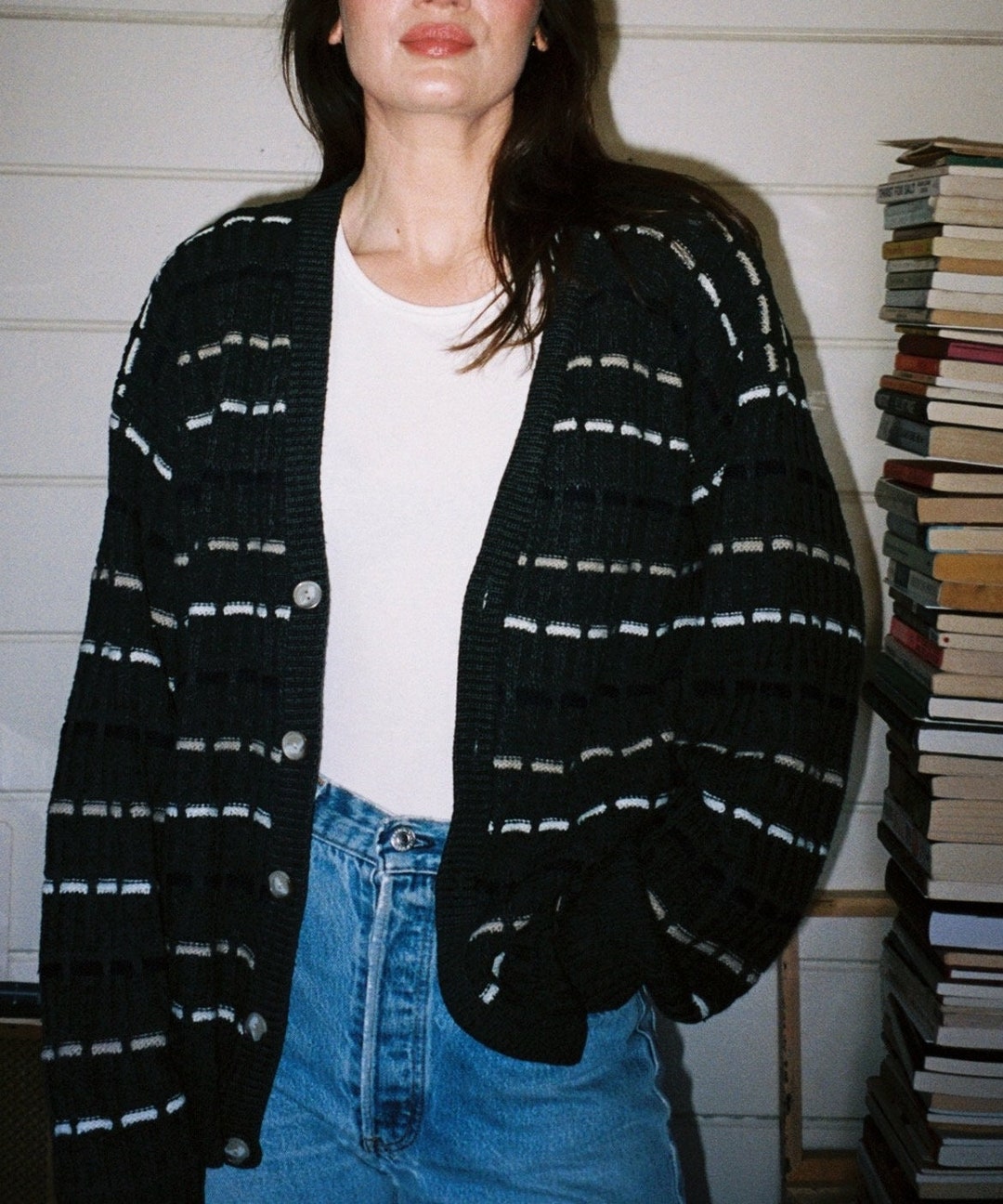 Vintage 90’s soft USA knit cardigan