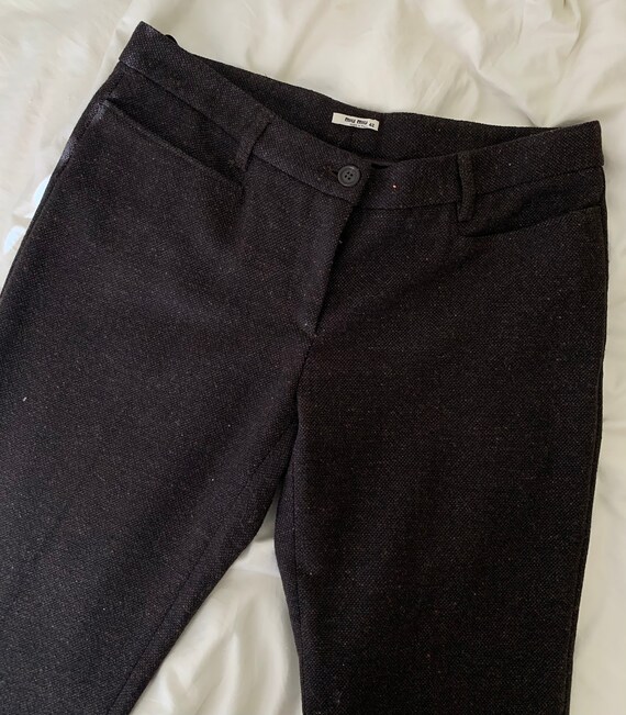 Vintage Miu Miu Wool Trousers
