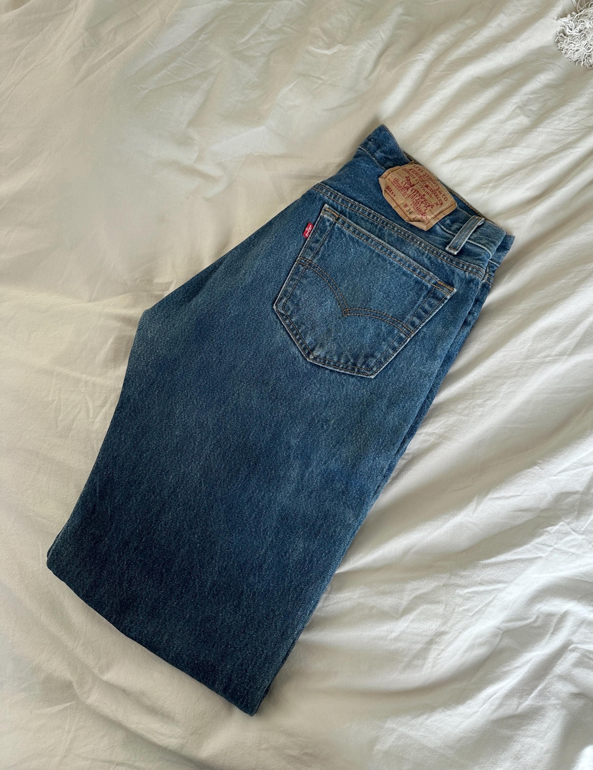 Levis Jeans 501xx Made Usa - Etsy