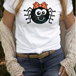 Girl SpiderT-shirt-Halloween T-shirt- Shirt-Unisex T-shirt-Spider-Cute Spider