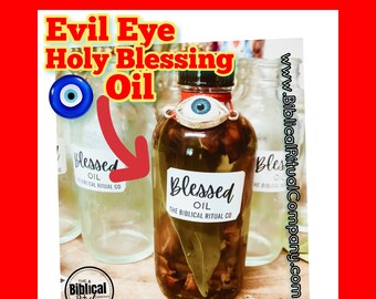 Handmade Evil Eye Protection | Blessing Oil | Anointing oil | Banishing Protection Clearing Oil