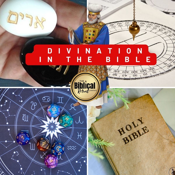 Instant Printable Divination in the Bible, download study guide, study tool PDF, Casting Lots, Astrology, Thaumaturgy