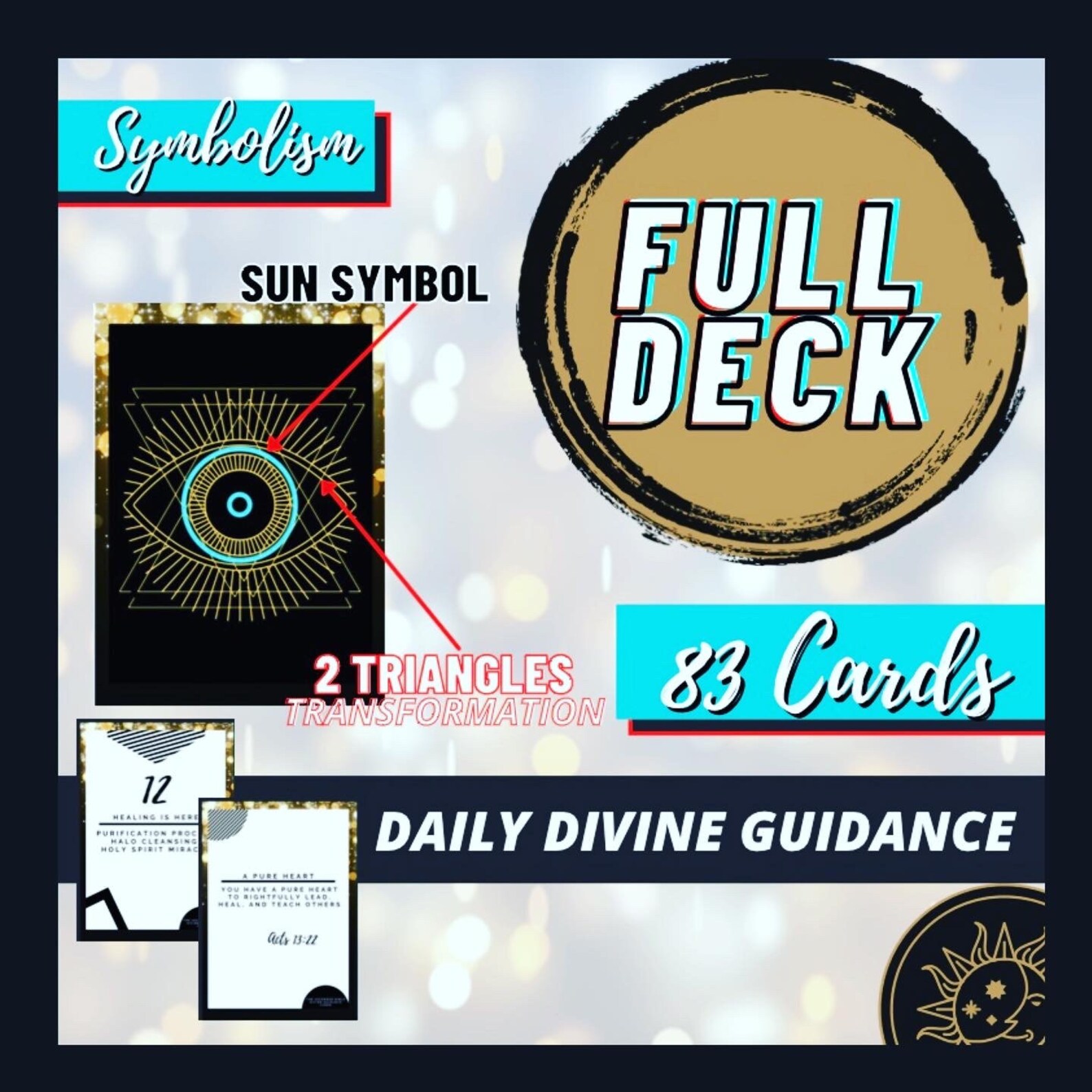 Bible Guidance Cards Daily Devotional Bible Oracle Tool A Etsy