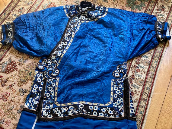 Authentic 1920's Chinese nobility coat silk brocad
