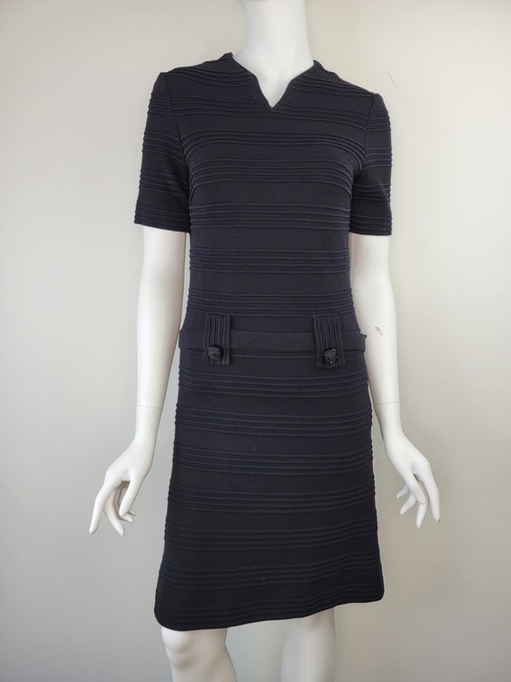 Vintage 1960s Italian wool dress by Cisa Size S/M… - image 2