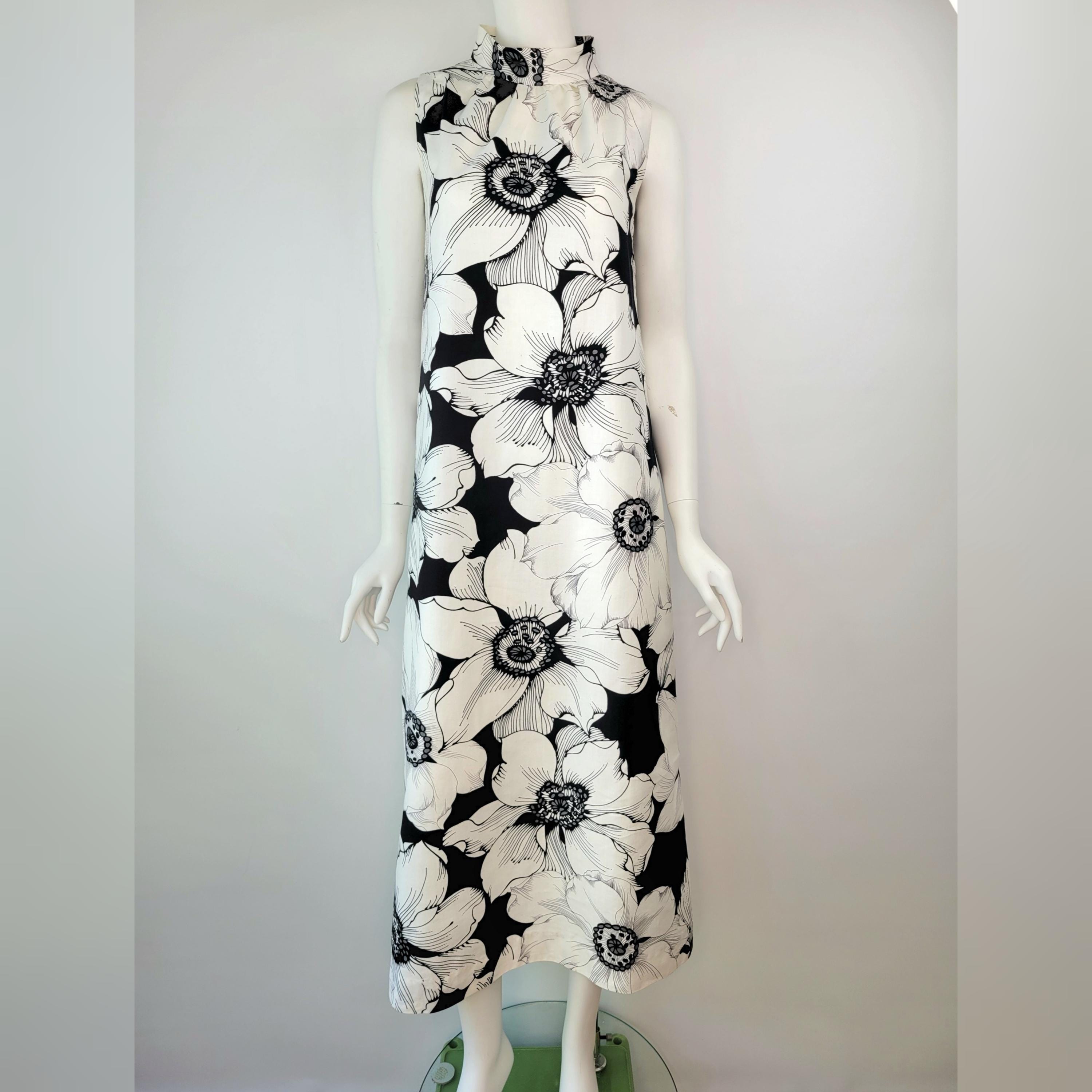 Black White 60s Dress - Etsy