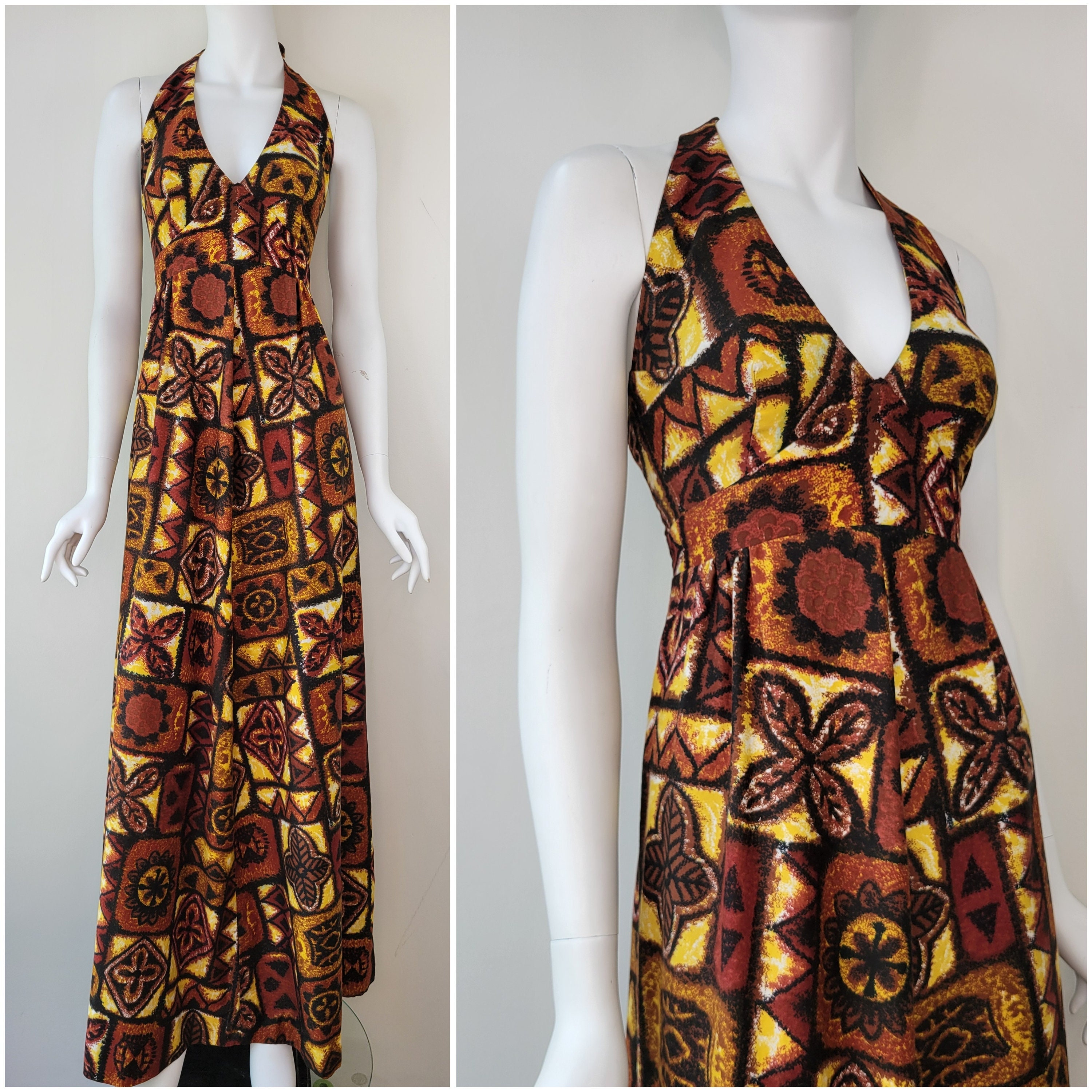 70s Hawaiian Dress - Etsy Singapore