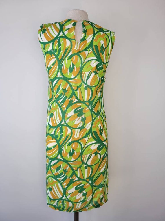 Vintage 1960s Mod floral dress, Size S/M / 1960s … - image 7