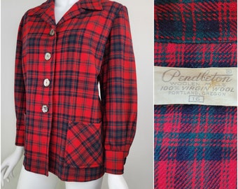 Vintage 1960s Pendleton 49er jacket, Excellent condition, Size L/XL / 1950s Pendleton 49er jacket / 1960s wool jacket Large L 43B 44B 45B