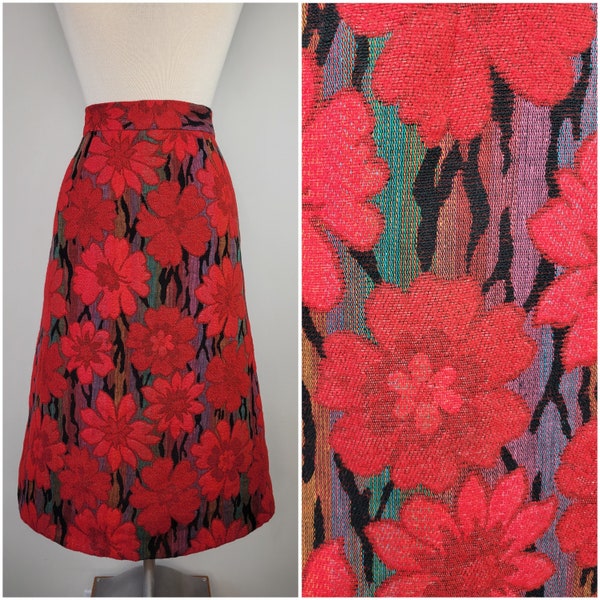 Heritage Tapestry Geometric Three Tier Skirt