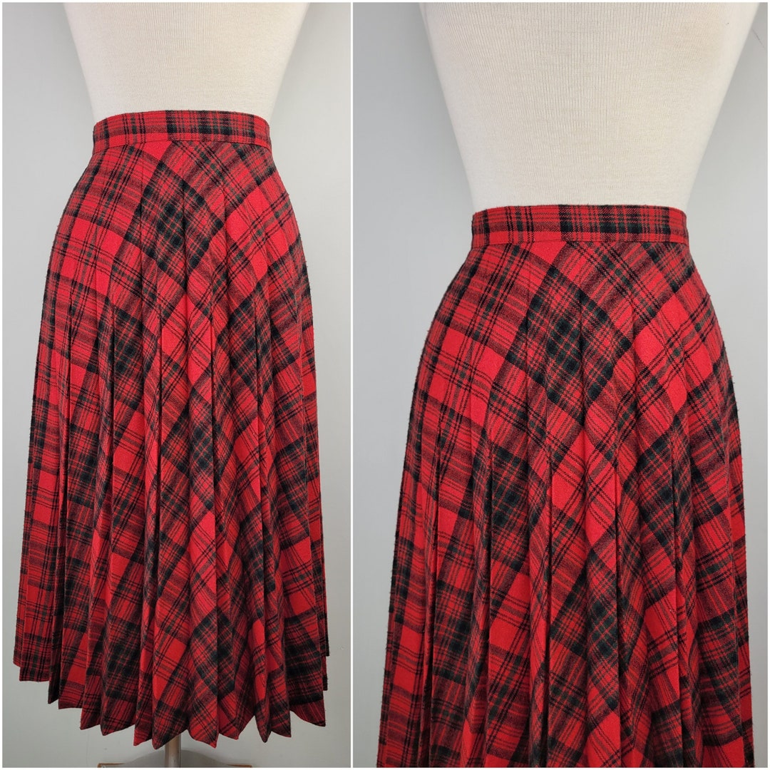 Wendy Pleated Vintage Skirt