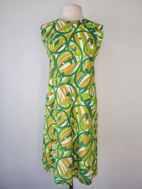 Vintage 1960s Mod floral dress, Size S/M / 1960s … - image 3