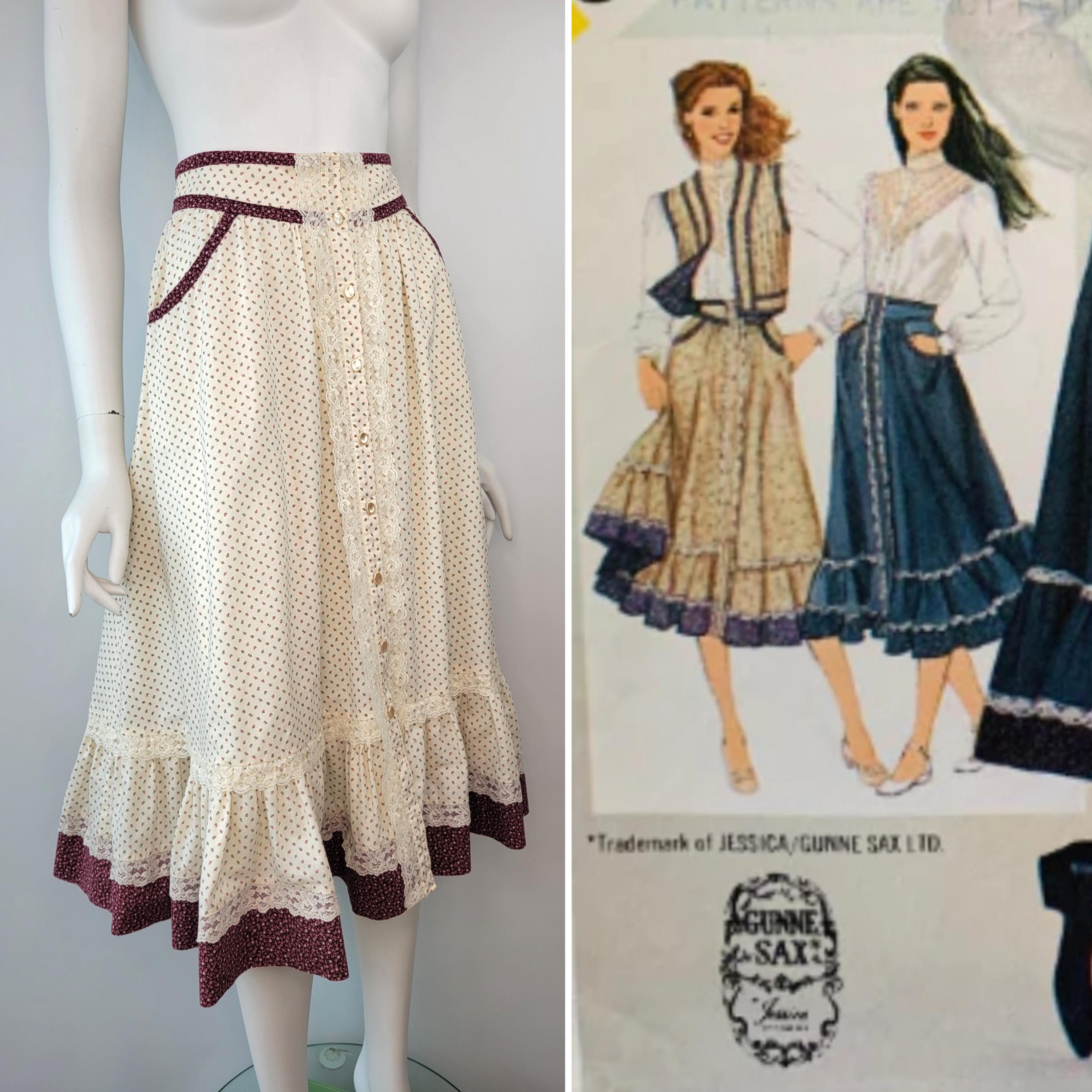 gunnies スカート Gunne Sax Skirt - Etsy