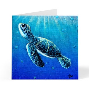 Carte de Saint-Valentin tortue, carte d'anniversaire tortue, jolie carte tortue de mer, carte personnalisée, carte de Saint-Valentin, jolis cadeaux pour un ami, cadeaux tortue