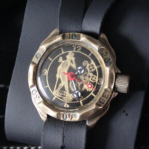 Steampunk Watch STALKER Exclusive Watch Unique Watch Unusual Watch Handmade Watch Cyberpunk Watch Exclusive Gift Unique Gift Exclusive