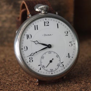 Doxa Classic VINTAGE Antiques Swiss Watch Marriage Mechanical Working