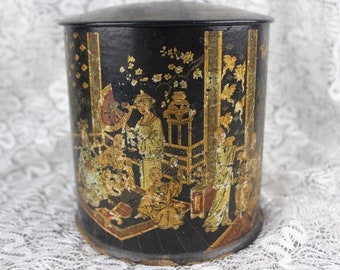 RARE Tea Box Antiques Tea Box Collectible Tea Box Imperial Tea Box Collectible Bank Russian Empire Collectible Tea bowl