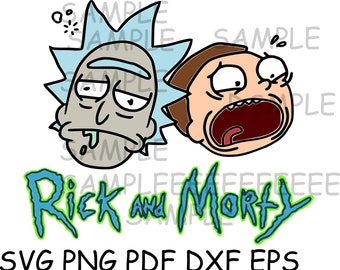 Download Rick and morty svg | Etsy