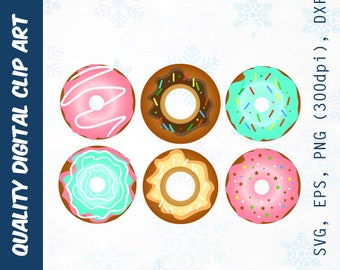 Donut svg file, Donuts cut file, Doughnut svg, Donut cricut, Sprinkle Donut svg, Sprinkle svg, Donut clipart, Donut clip art, Donuts vector