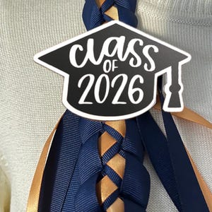Customizable Graduation Ribbon Lei | Class of 2026 | Seniors ...