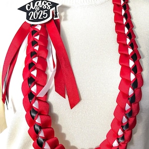 Class of 2025 Ribbon Lei: Handmade Graduation Souvenir