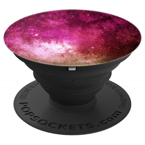 Cool Galaxy Pink Nebula Space Stars - PopSockets Grip and Stand for Phones and Tablets