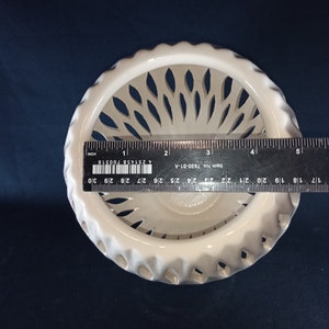 Ceramic pot for orchids. The original form. Glazed white color. image 9