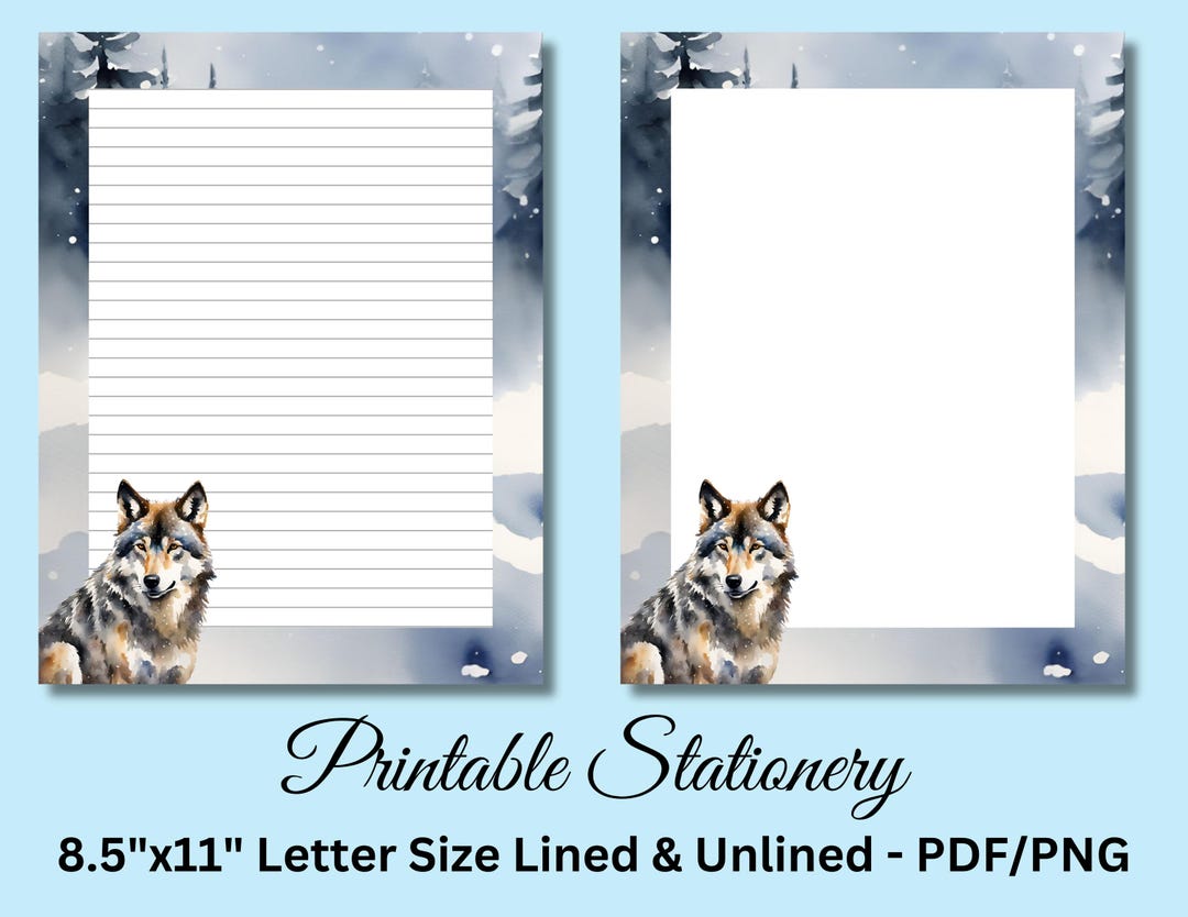 Printable Writing Paper, Printable Stationery, Stationary, Nature ...