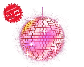 Pink Vintage Sparkling Disco Ball - NeatoShop