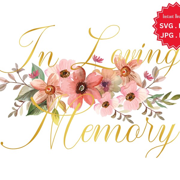 In Loving Memory Font - Etsy