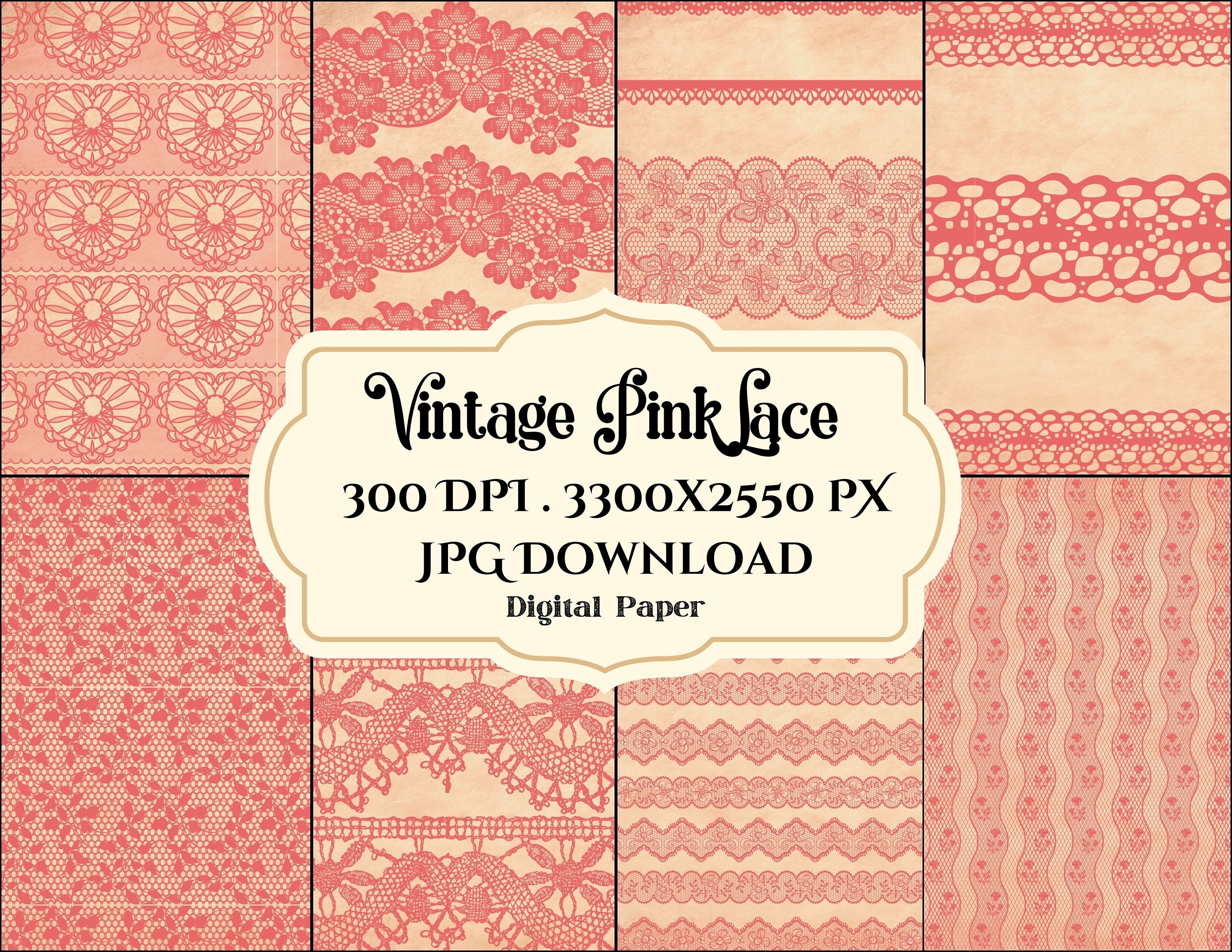 Printable Vintage Wrapping Accents - Aunt Peaches