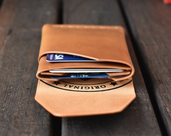 GrainWallet Cards in Shell Cordovan, Minimalist Luxury Wallet, Card Holder. Free Personalization, Christmas Gift.