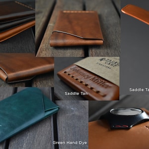 GrainWallet Münzen. Minimalistische Geldbörse. Kartenhalter, Münzbeutel, Schlüsselschlitz, schlank, Weihnachtsgeschenk, freie Personalisierung Bild 9