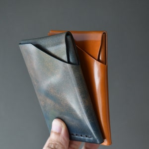 GrainWallet Cards in Shell Cordovan, Minimalist Luxury Wallet, Card Holder. Free Personalization, Christmas Gift. image 3