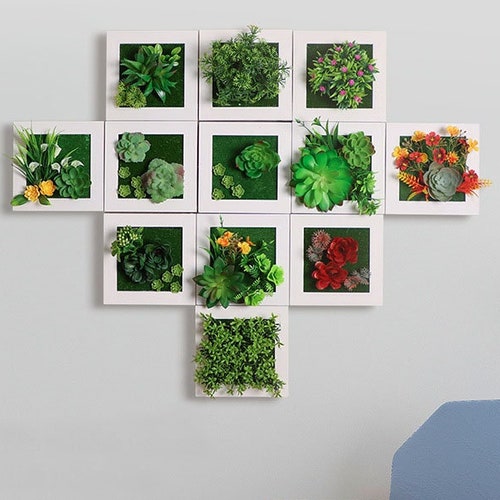 Artificial Flower Fake Plants Wall Hanging Decor for Wedding Etsy