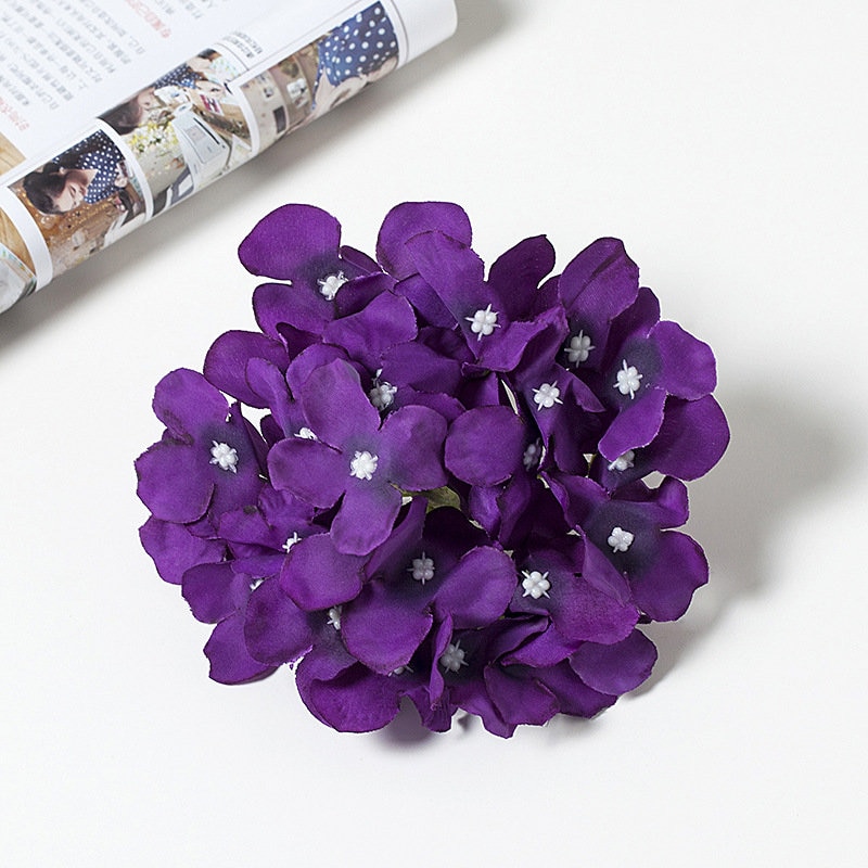 Silk Flower Heads Burgundy Flowers Quality Bulk Wholesale Etsy