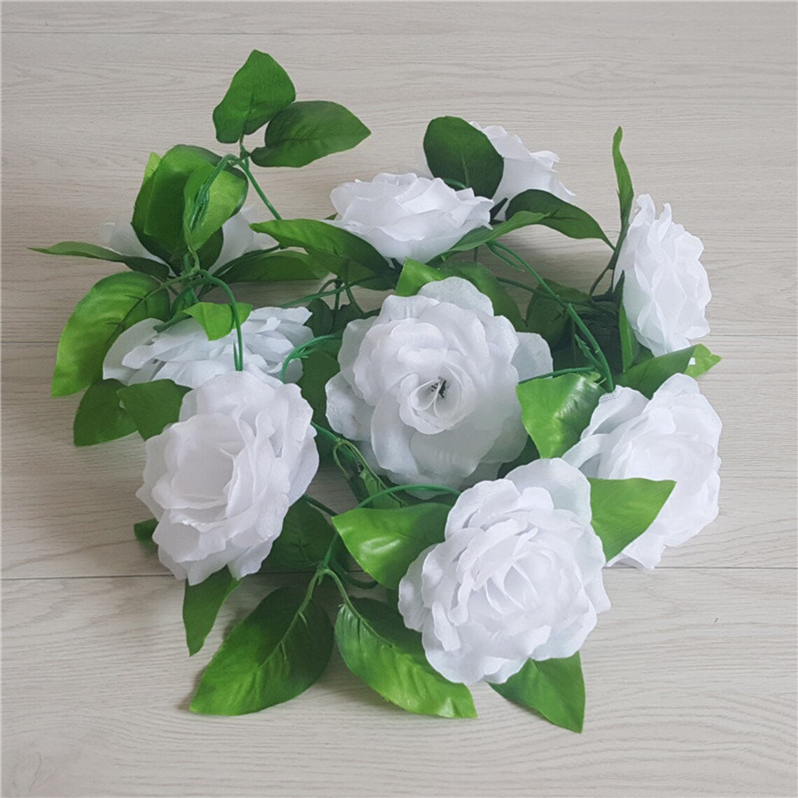 2 PCS Artificial Rose flower hanging decoration for home wall Etsy