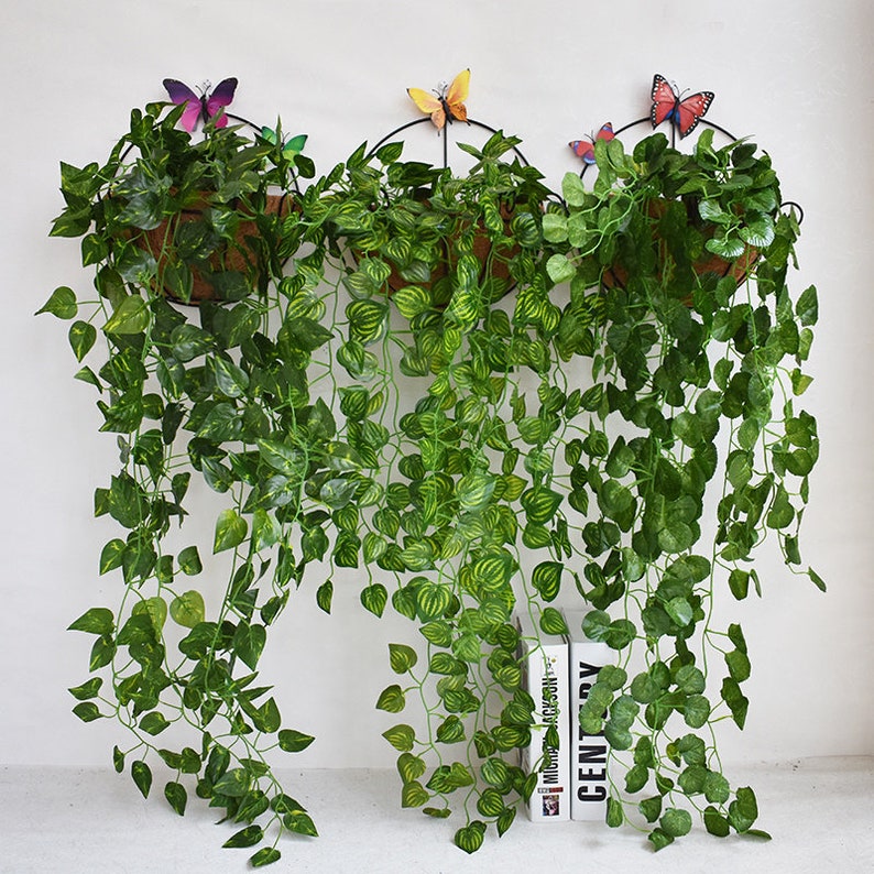Artificial Flower Fake Plants Wall Hanging Decor for Wedding,Romantic flower Wall Decor for Living Room,Hotel,Dedroom Wall Decoration