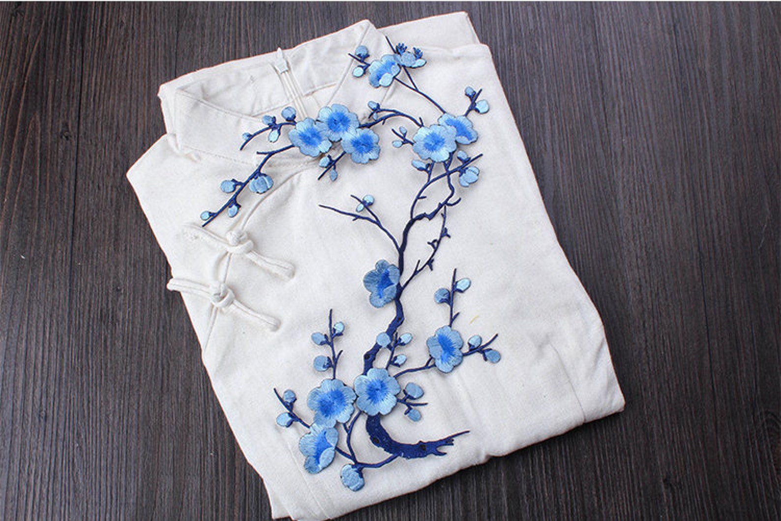 7 Colors Plum Blossom Flower Embroidery Applique Patch,dress Applique