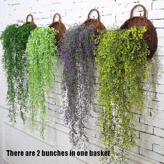 Artificial Flower Fake Plants Wall Hanging Decor For - Artificial Plant Wall Hanging Artificial Flower Fake Plants Wall Hanging Decor For - Artificial Plant Wall Hanging