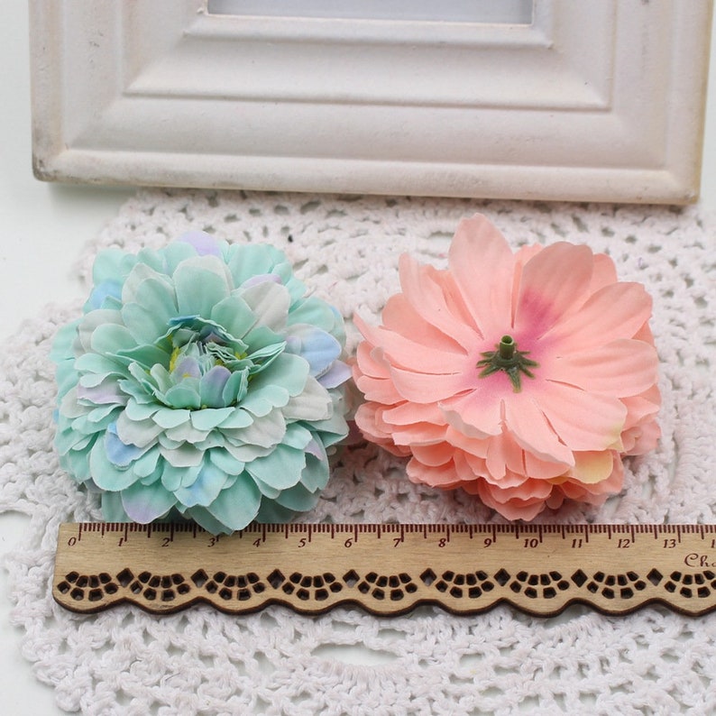 Silk Flower Heads Burgundy Flowers Quality Bulk Wholesale Etsy