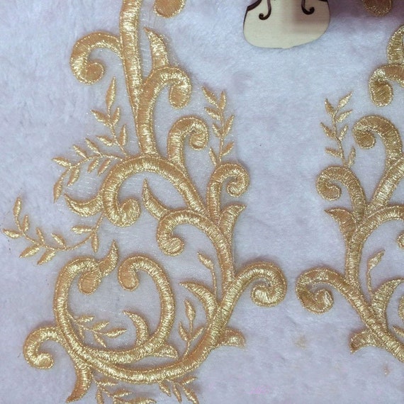 New Style Iron on Patch Wedding Dress Decorative Accessories Lace Embroidery  Patch Custom - China Patch and Embroidery Patches price