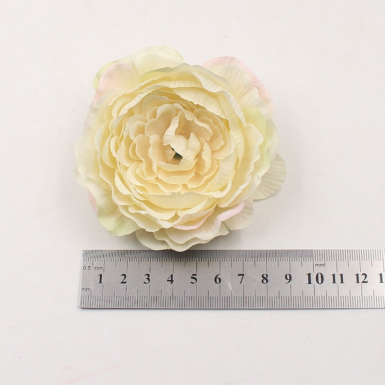 Silk Flower Heads Burgundy Flowers Quality Bulk Wholesale Big Etsy