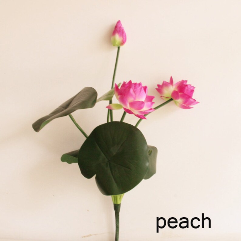 Artificial Lotus Flower Bouquets for Wedding Decorwedding Etsy