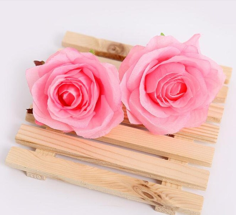 Silk Flower Heads Burgundy Flowers 50pcs Quality Bulk Etsy