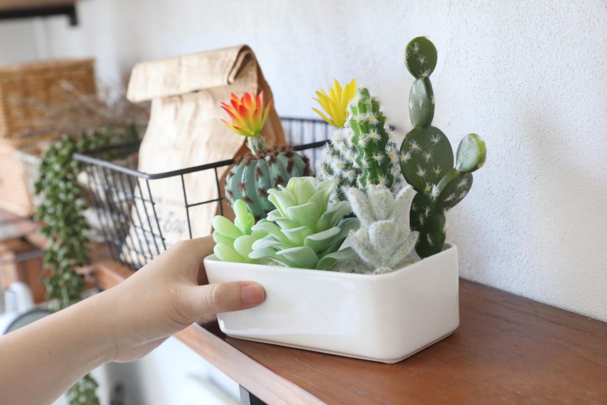 造花フェイク多肉植物、模造多肉植物盆栽鉢植え - Etsy 日本