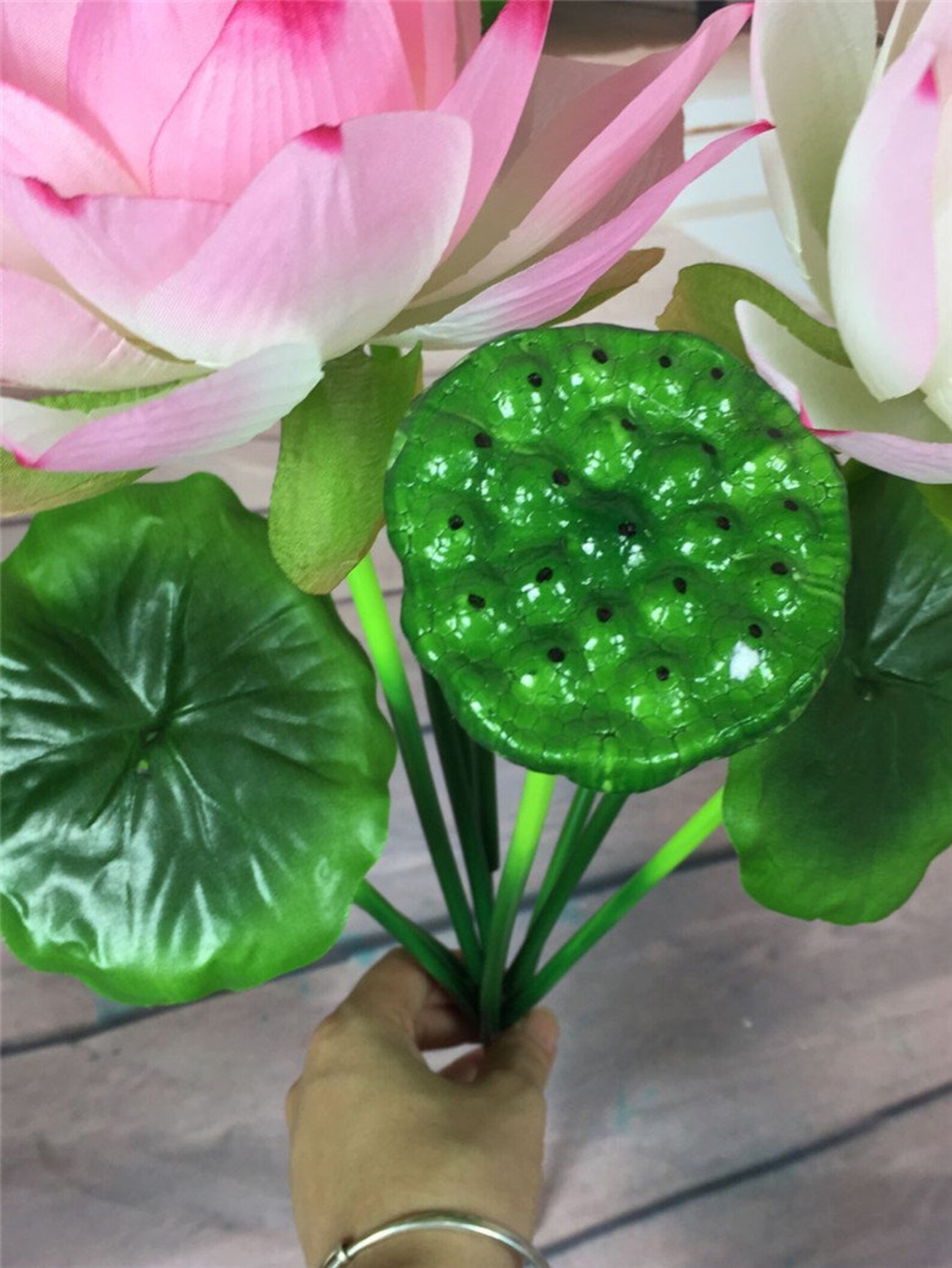 Artificial Lotus Flower Bouquets for Wedding Decorwedding Etsy