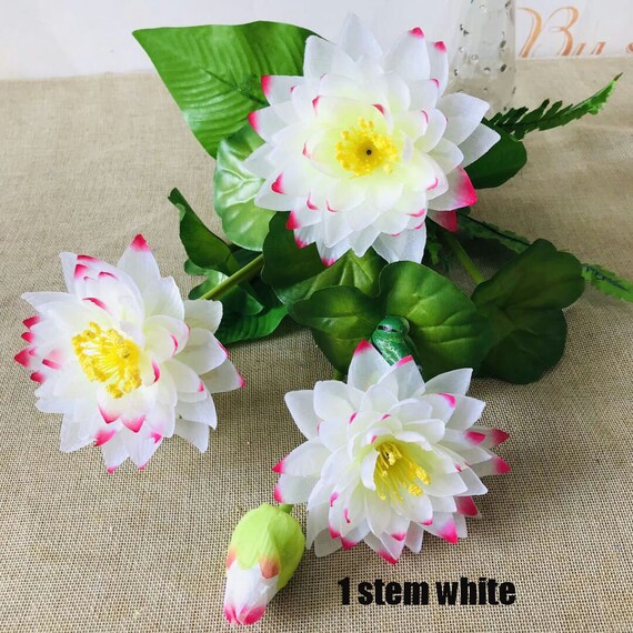 Artificial Lotus Flower Bouquets For Wedding Decorwedding Etsy