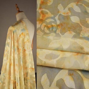 High Quality White Solid Floral Thick Chiffon Fabric Soft and Comfortable Summer Fabric For Dress Shirt Skirt Clothes Fabric